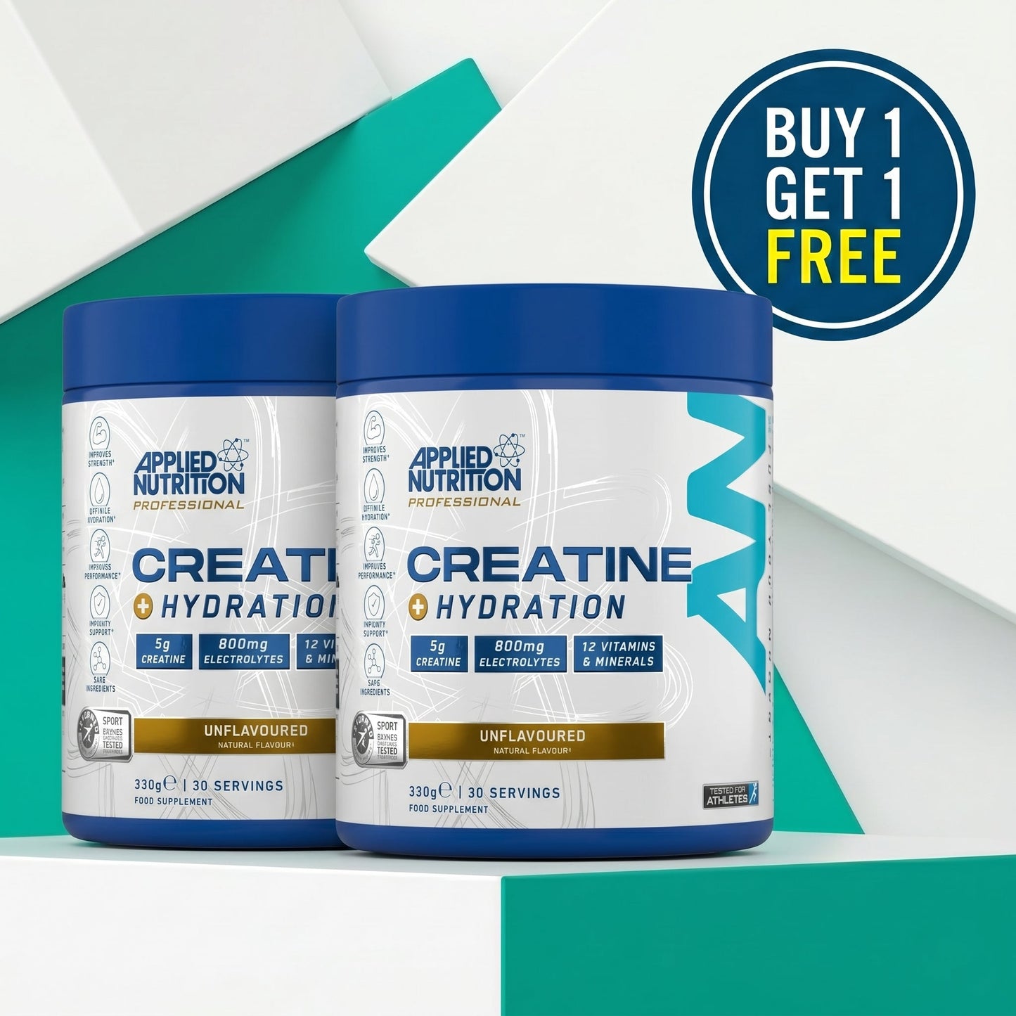 Applied Nutrition كرياتين + ترطيب (اشترِ 1 واحصل على 1 مجانًا)
