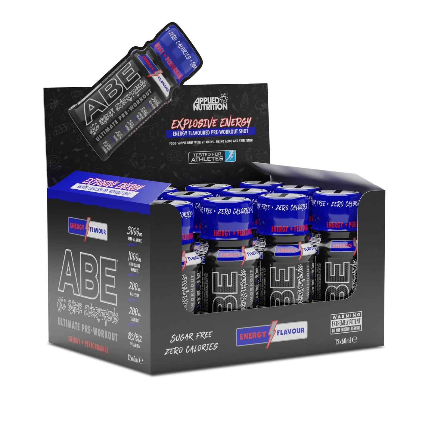 Applied Nutrition ABE مشروب الطاقة قبل التمرين 60 مل × 12