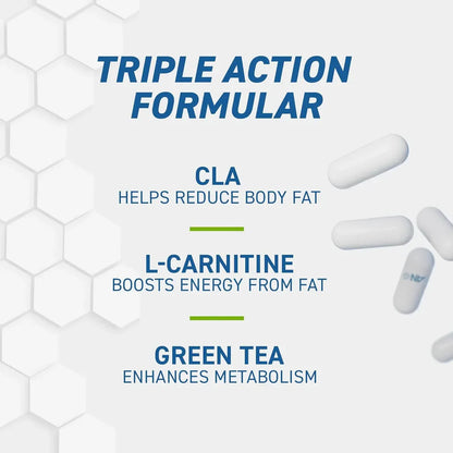 أقراص Applied Nutrition CLA L Carnitine والشاي الأخضر - 100 كبسولة