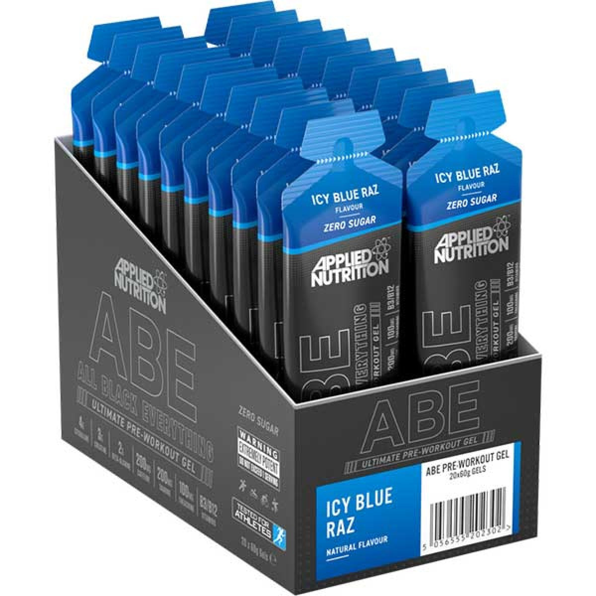 مكمل غذائي ABE Pre-Workout Gel من Applied Nutrition سعة 60 مل × 20
