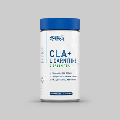 أقراص Applied Nutrition CLA L Carnitine والشاي الأخضر - 100 كبسولة