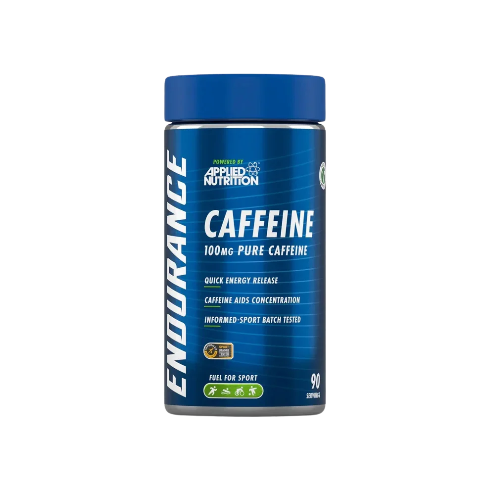 Applied Nutrition Endurance Velocity Fuel Pure Caffeine، 100 ملغ، 90 كبسولة