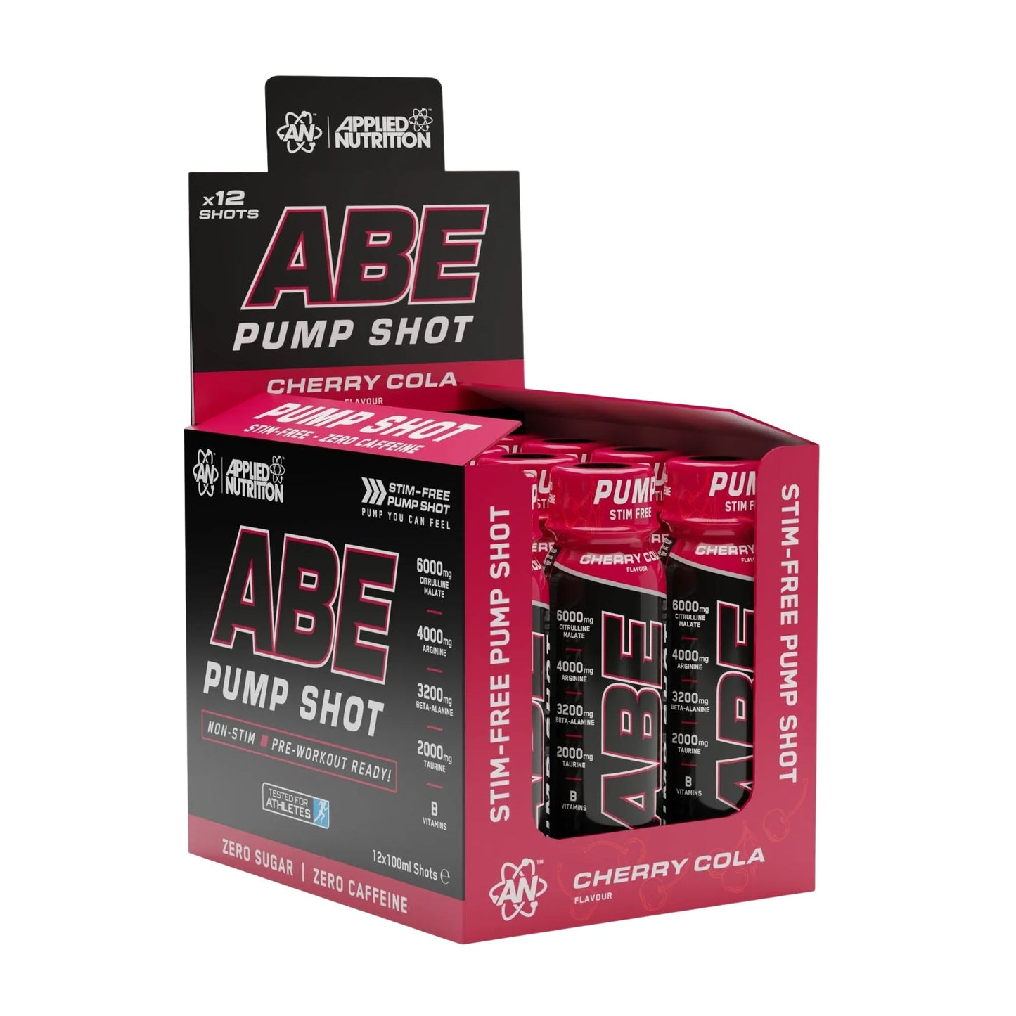 Applied Nutrition ABE Pump مشروبات طاقة خالية من المحفزات قبل التمرين – 12 × 100 مل